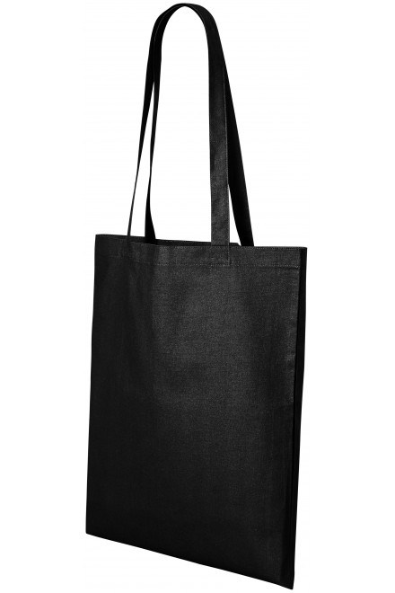 Bavlnená nákupná taška, čierna