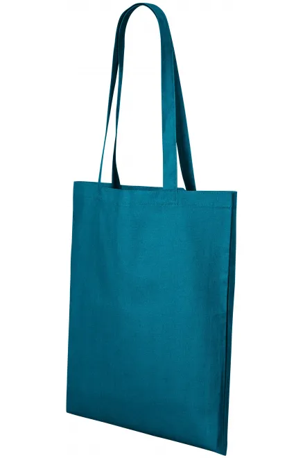 Bavlnená nákupná taška, petrol blue