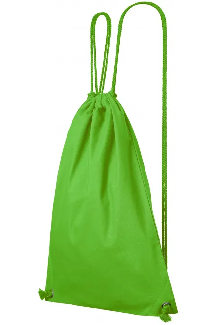 Bavlnený ľahký batoh, jablkovo zelená