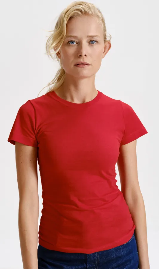 Dámske tričko klasické, červená Dámske tričko klasické, červená