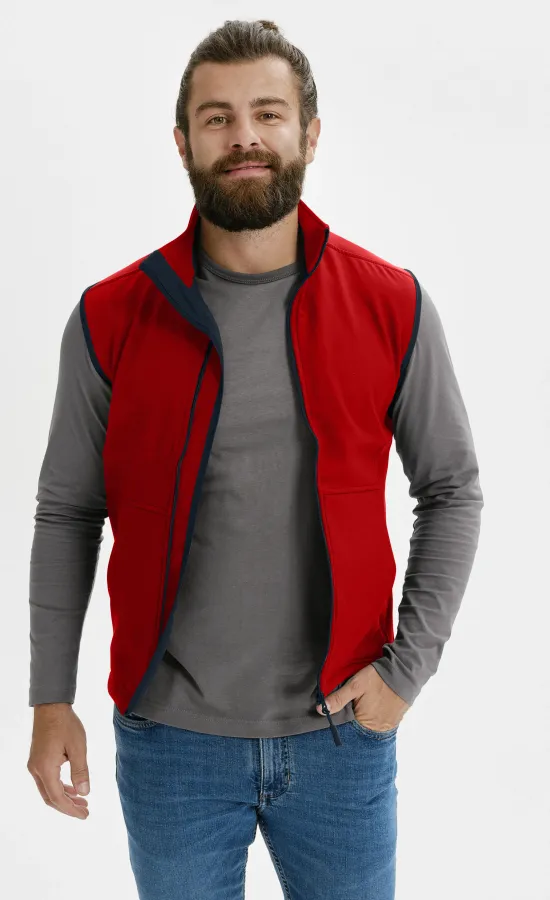 Pánska vesta, červená Pánska vesta, červená