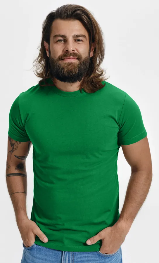 Pánske módne tričko, trávová zelená Pánske módne tričko, trávová zelená
