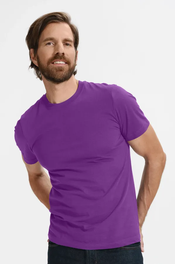 Pánske tričko klasické, fialová Pánske tričko klasické, fialová