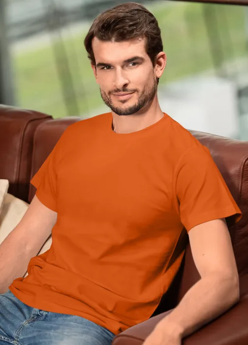 Tričko vyššej gramáže unisex, oranžová