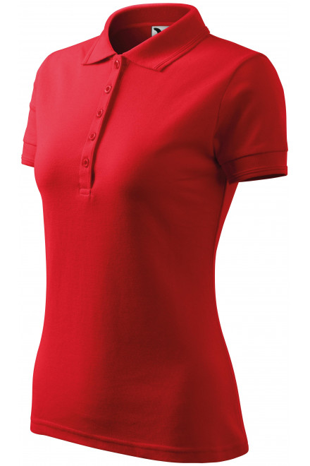 Dámska elegantná polokošeľa, červená, dámske tričká