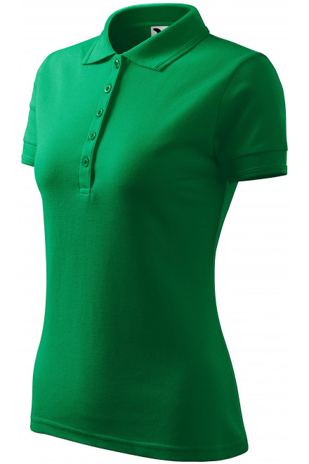 Dámska elegantná polokošeľa, trávová zelená, dámske tričká