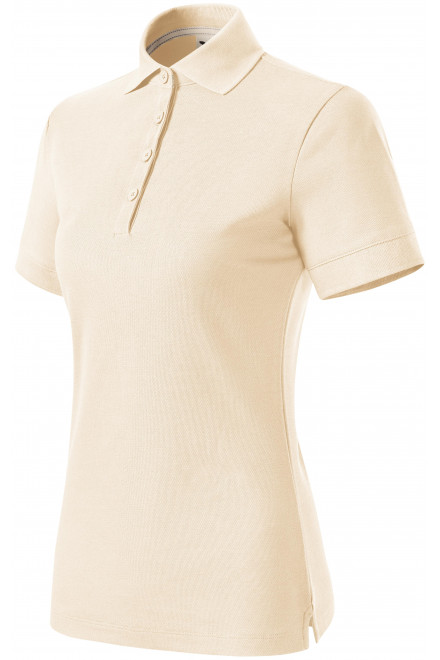 Dámska polokošeľa z organickej bavlny, mandľová, jednofarebné tričká