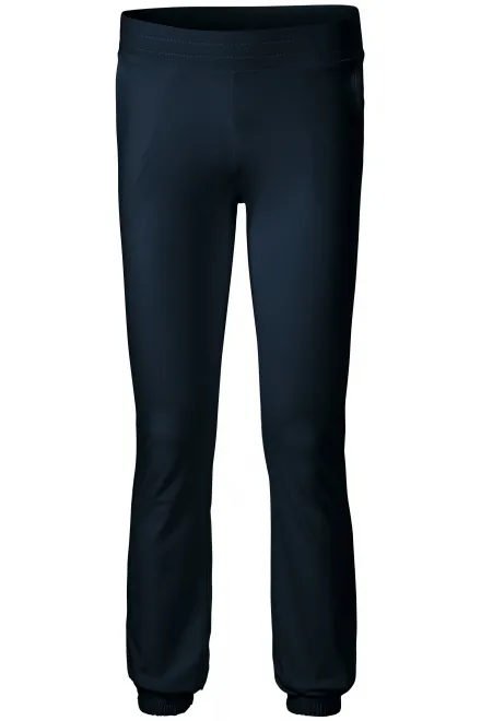 Dámske tepláky s vreckami - tmavomodrá, XS