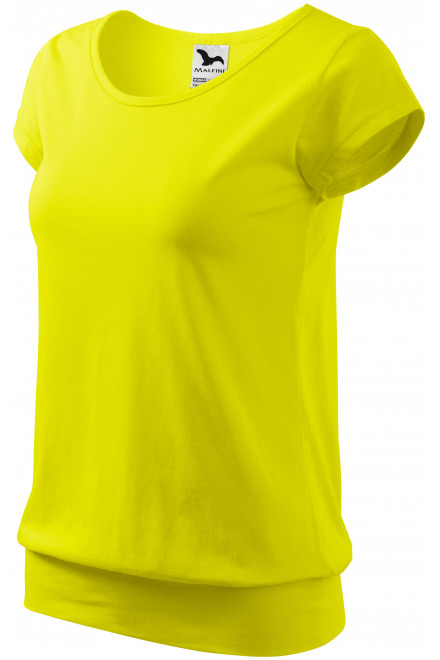 Dámske trendové tričko, citrónová, dámske tričká