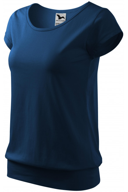 Dámske trendové tričko, polnočná modrá, dámske tričká