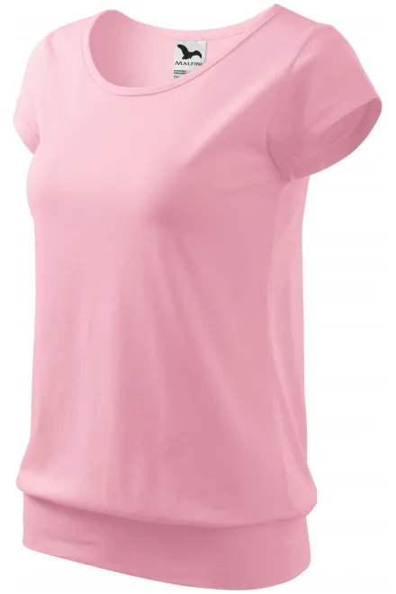Dámske trendové tričko, ružová