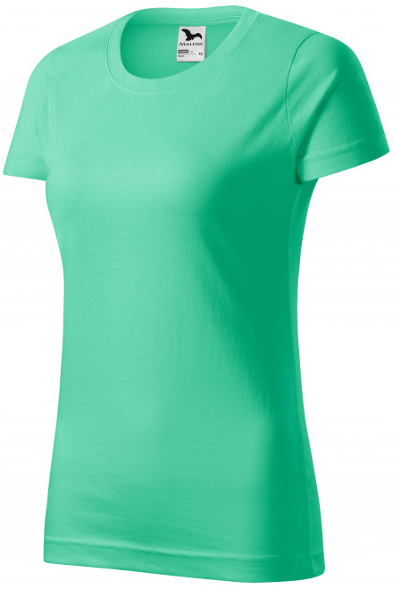 Dámske tričko jednoduché, mätová, zelené tričká