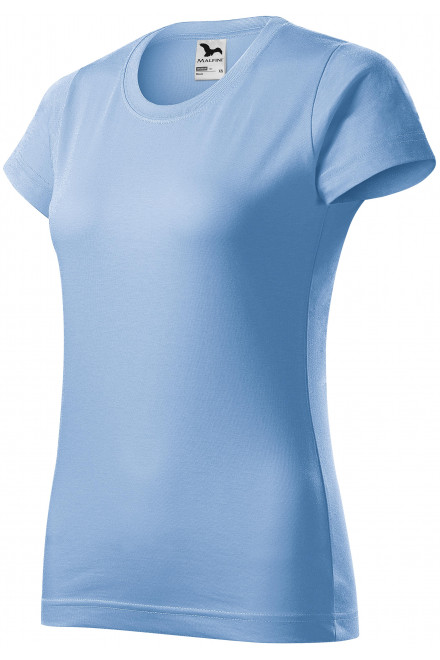 Dámske tričko jednoduché, nebeská modrá, dámske tričká