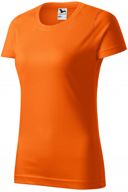Dámske tričko jednoduché, oranžová