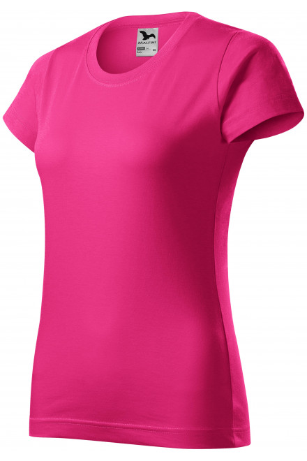 Dámske tričko jednoduché, purpurová, ružové tričká