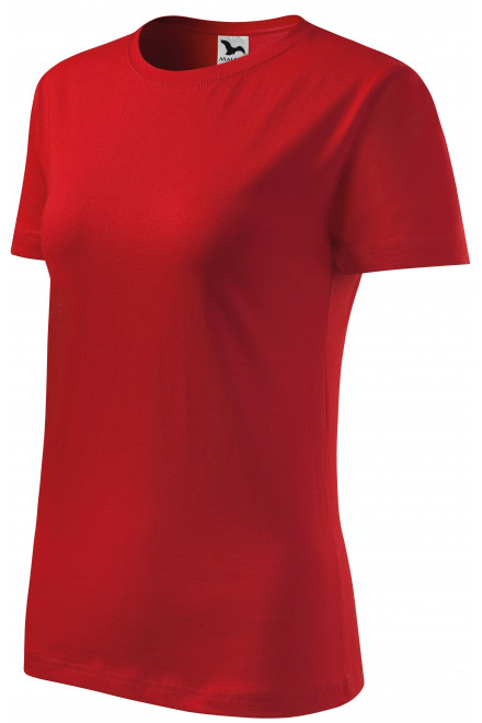 Dámske tričko klasické, červená, dámske tričká