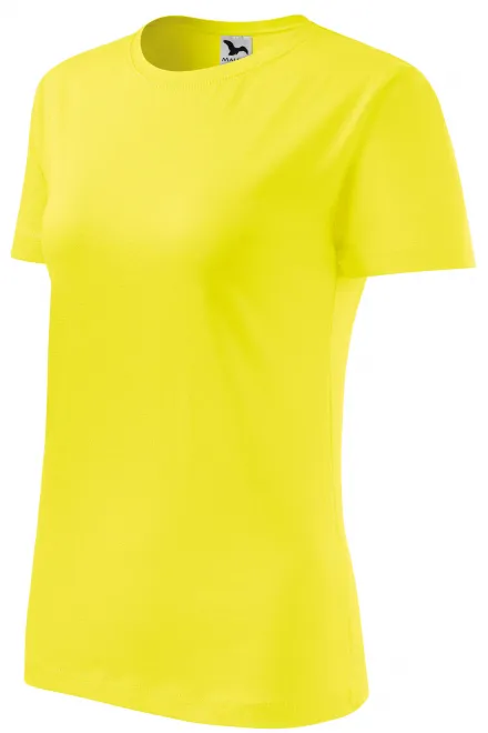 Dámske tričko klasické, citrónová