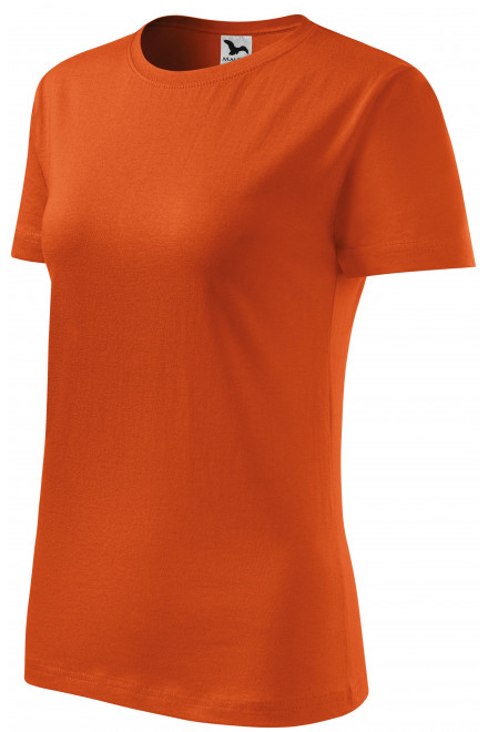 Dámske tričko klasické, oranžová, oranžové tričká