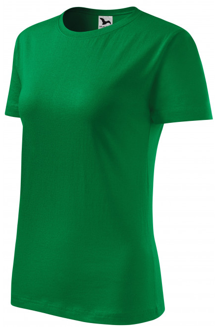 Dámske tričko klasické, trávová zelená
