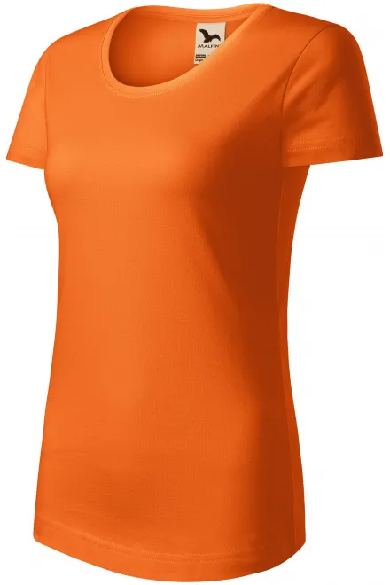 Dámske tričko, organická bavlna, oranžová