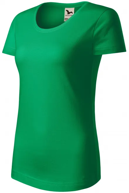 Dámske tričko, organická bavlna, trávová zelená