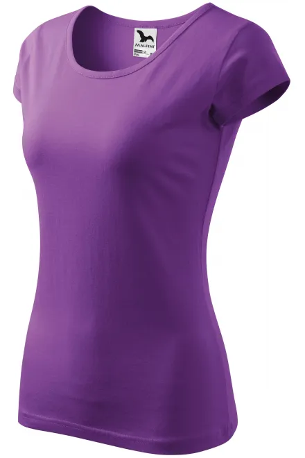 Dámske tričko s veľmi krátkym rukávom, fialová