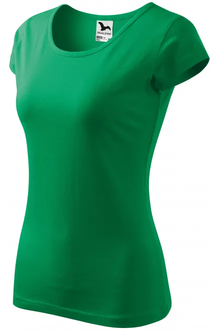 Dámske tričko s veľmi krátkym rukávom, trávová zelená