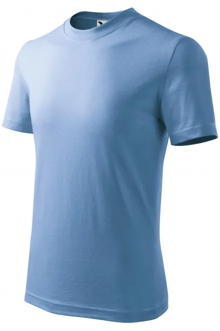 Detské tričko jednoduché, nebeská modrá