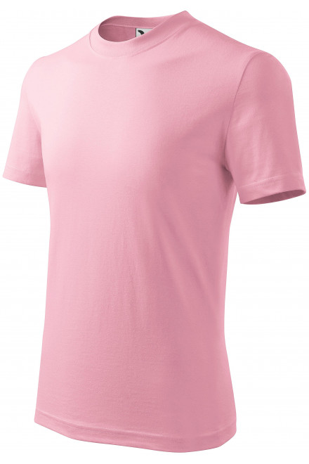 Detské tričko jednoduché, ružová, bavlnené tričká
