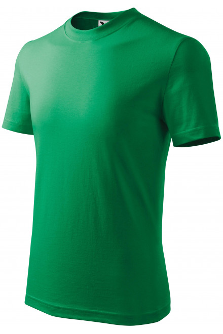 Detské tričko jednoduché, trávová zelená, detské tričká