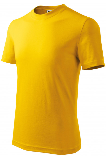 Detské tričko jednoduché, žltá, detské tričká