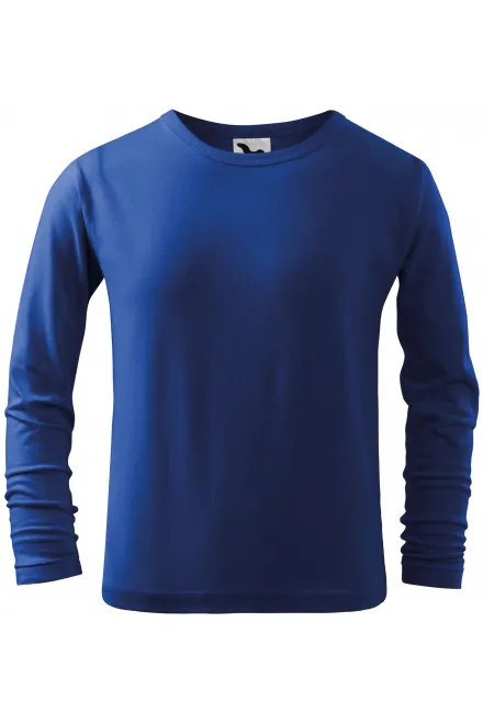 Detské tričko s dlhým rukávom - kráľovská modrá, 158cm / 12rokov