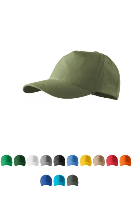 5-panelová šiltovka, khaki