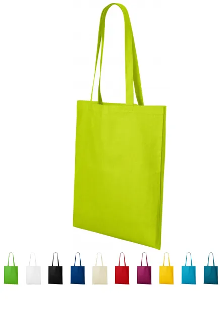 Bavlnená nákupná taška, limetková