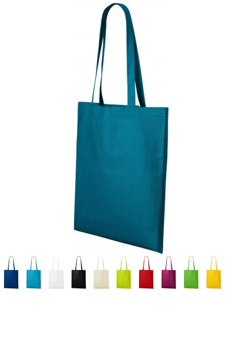 Bavlnená nákupná taška, petrol blue