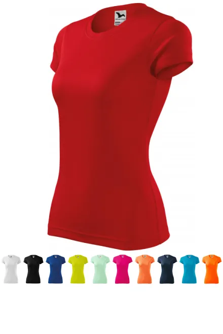 Dámske športové tričko, červená