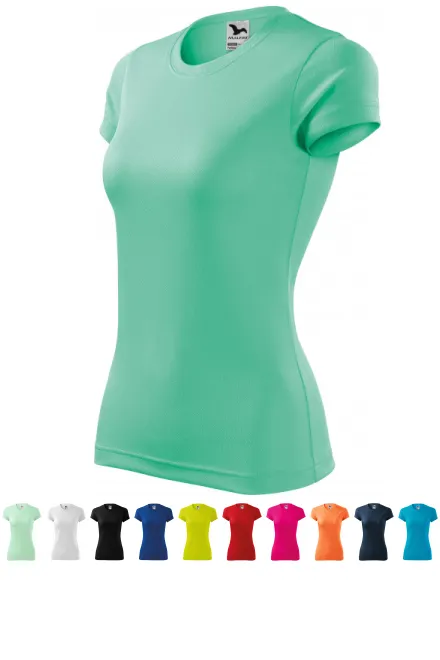 Dámske športové tričko, mätová