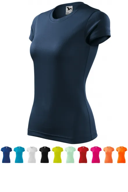 Dámske športové tričko, tmavomodrá