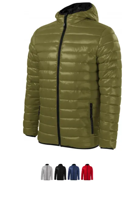 Pánska prešívaná bunda, avokádová