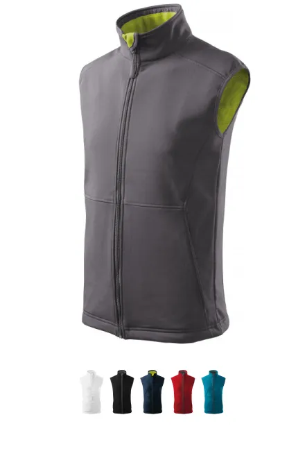 Pánska vesta, oceľovo sivá