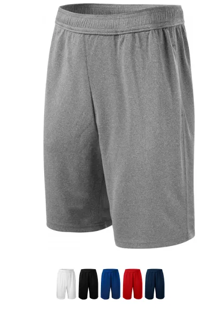 Pánske šortky, tmavosivý melír