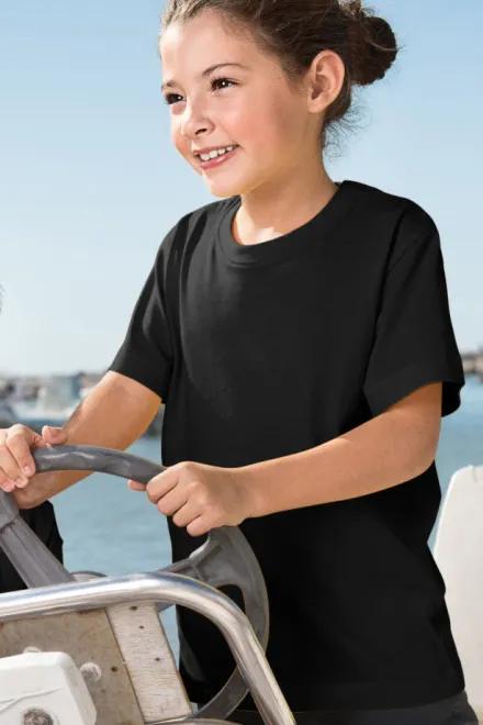 Detské tričko ľahšie, čierna