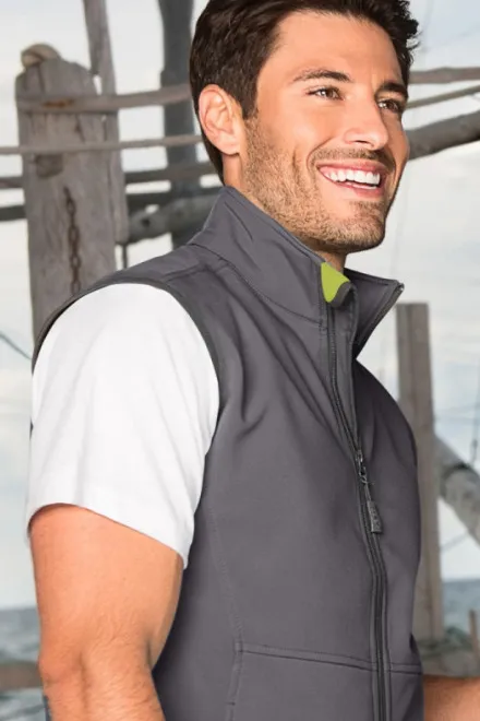 Pánska vesta, oceľovo sivá