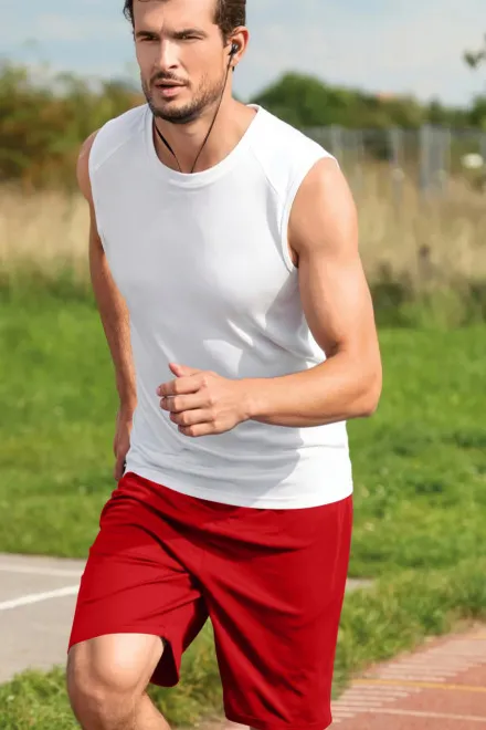 Pánske šortky, červená