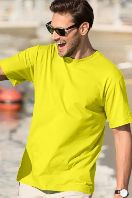 Pánske tričko klasické, citrónová