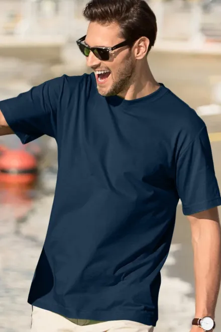 Pánske tričko klasické, tmavomodrá