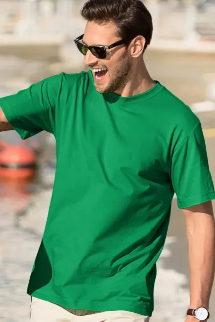 Pánske tričko klasické, trávová zelená