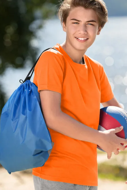 Športové tričko detské, neónová oranžová