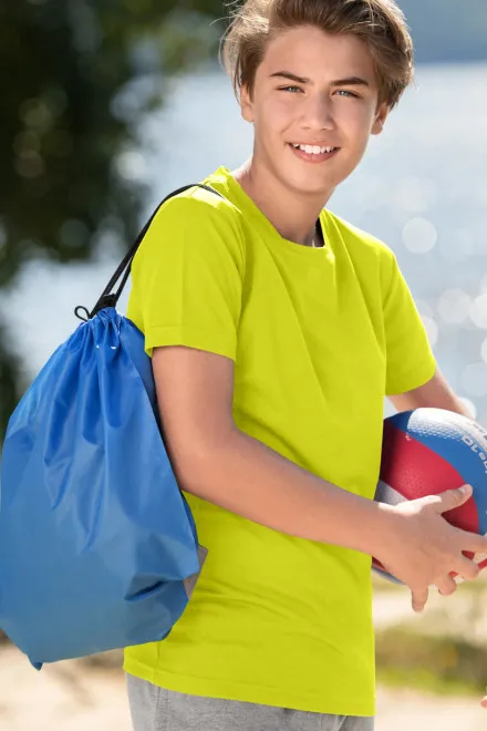 Športové tričko detské, neónová žltá