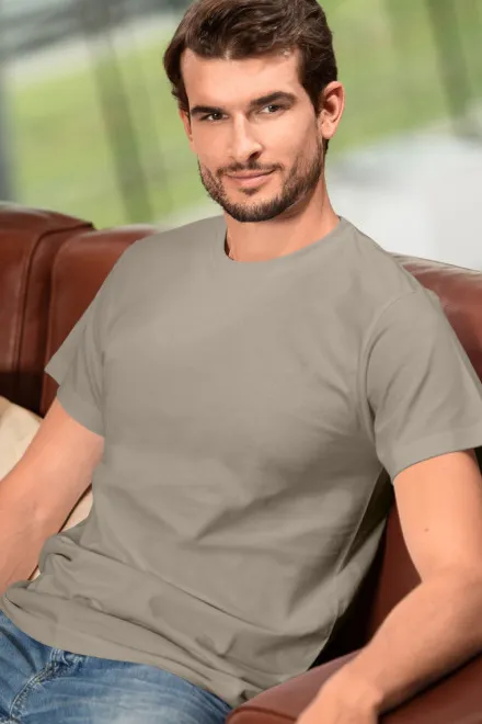 Tričko vyššej gramáže unisex, ľadovo sivá